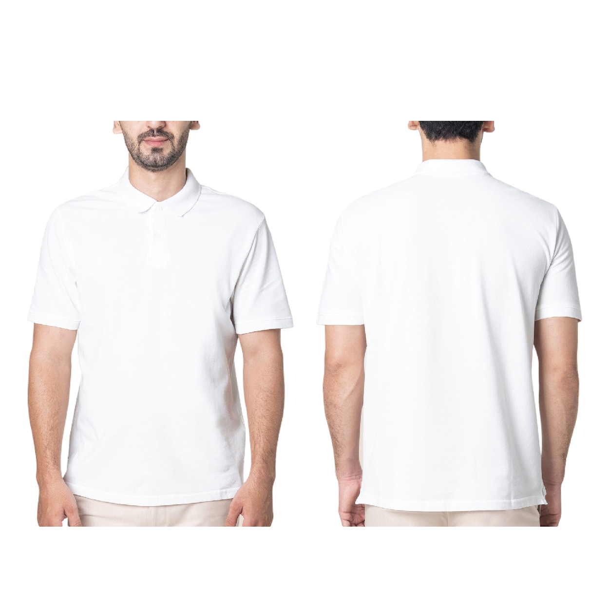 CVC Cotton Honeycomb Polo - Image 8