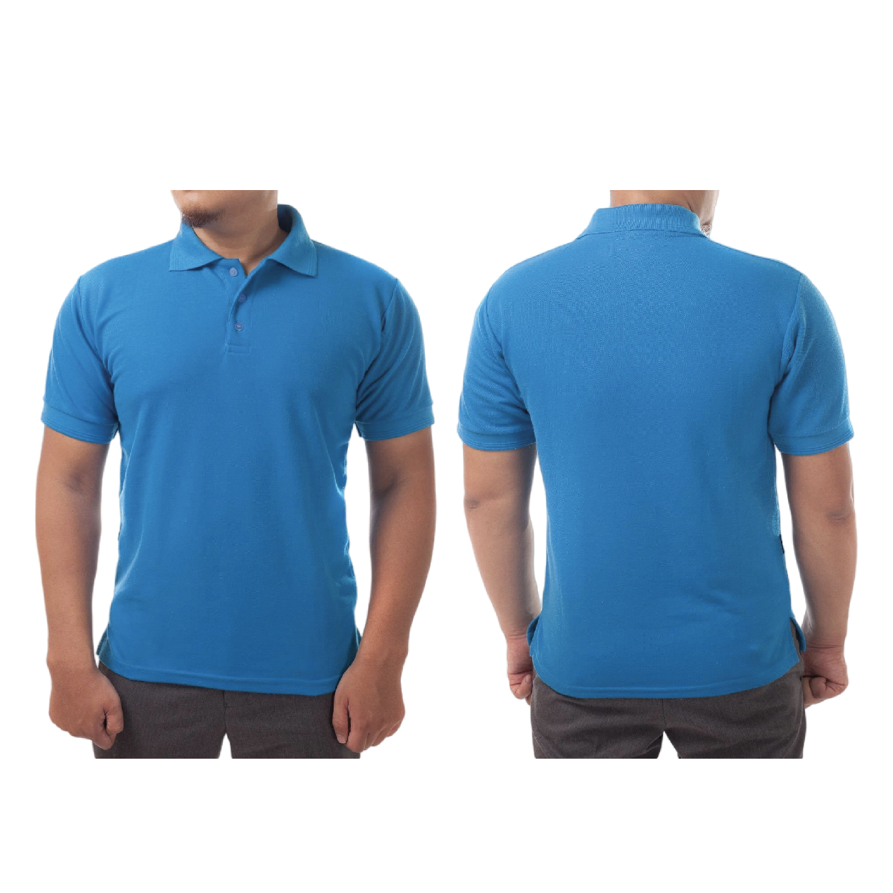 CVC Cotton Honeycomb Polo - Image 4