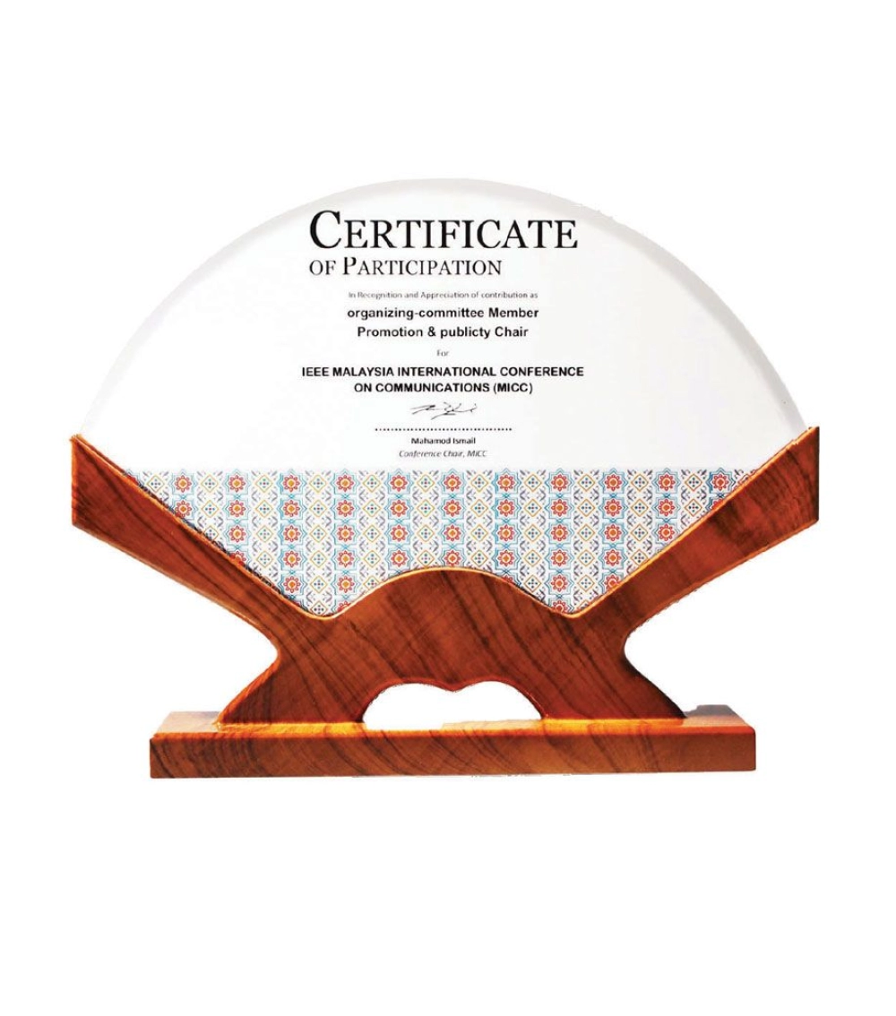 Exclusive Wooden Crystal Plaques