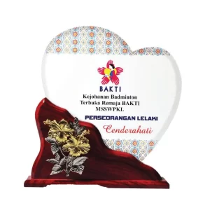 Exclusive Wooden Crystal Plaque