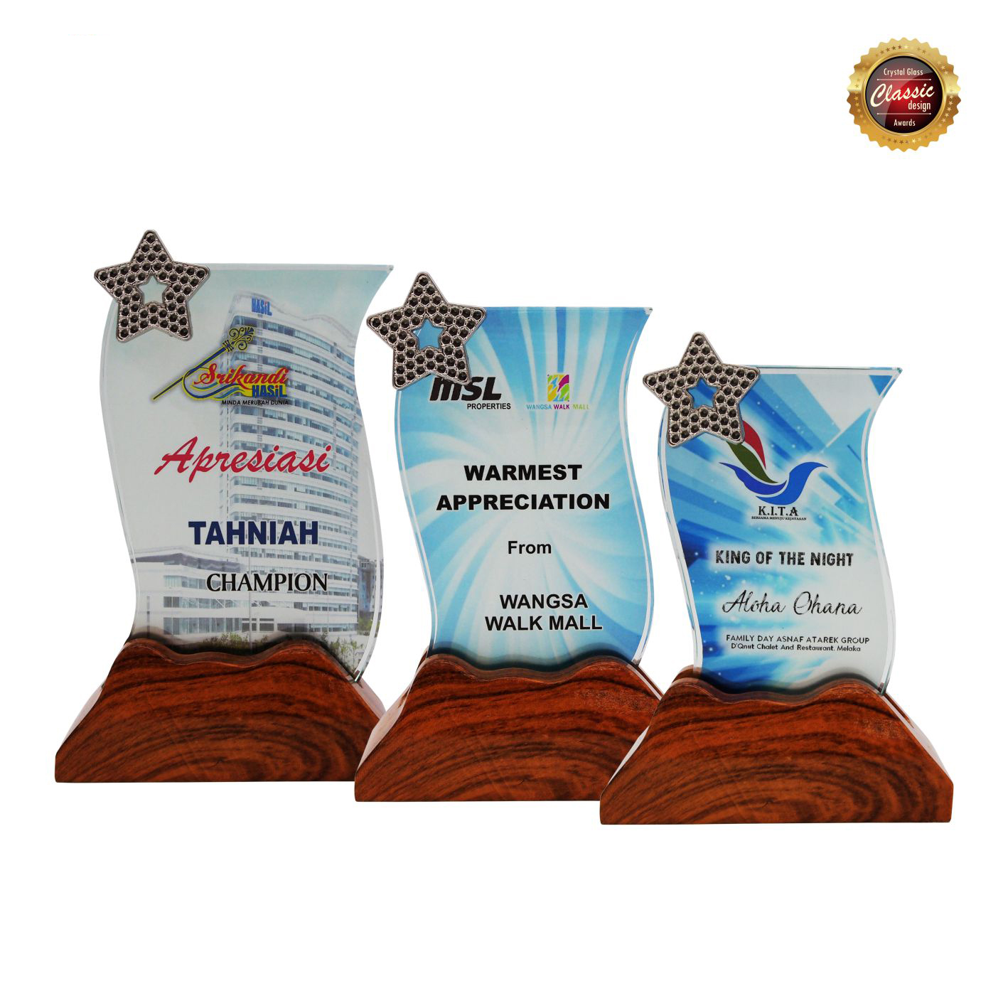 Exclusive Crystal Plaques