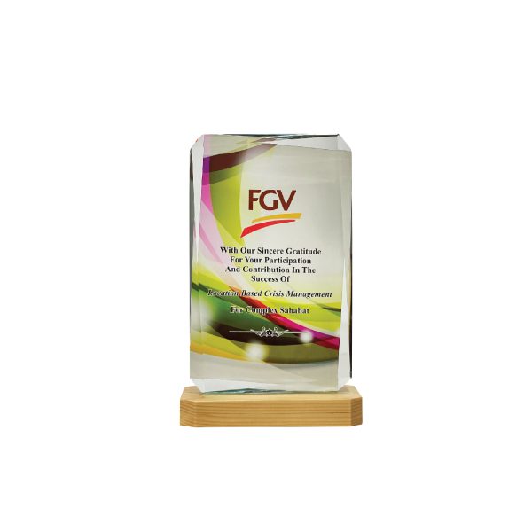 Exclusive Crystal Plaque